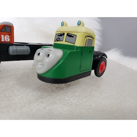 Lot Thomas Friends Wooden Railway Train Bertie Madge Monty Elizabeth Bus Truck‎ - Picture 2 of 7
